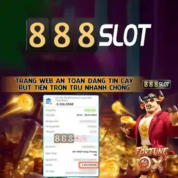 Nền tảng và trò chơi có sẵn trên 888slot